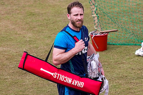 Afghanistan Vs New Zealand Test: New Zealand player Kane Williamson during a practice session